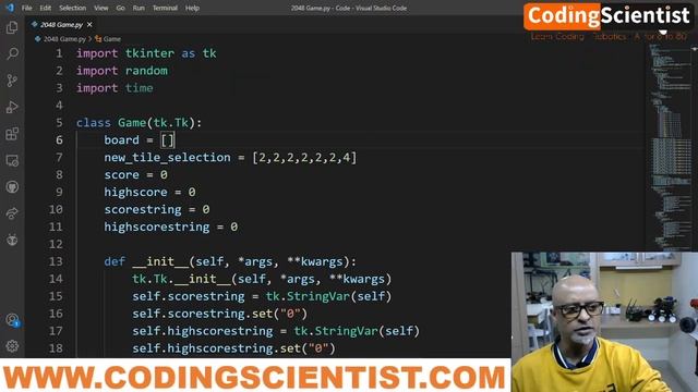 Lesson 40 Funny Python – 2048 Game смотреть онлайн