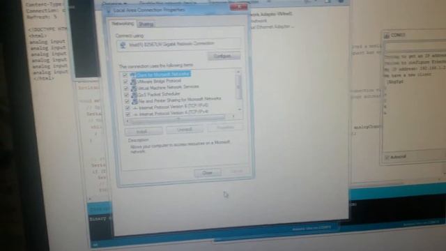 Arduino Ethernet Telnet TCP/IP