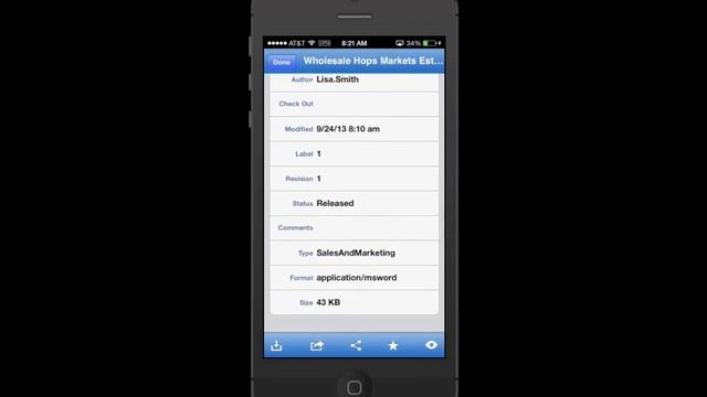 Oracle WebCenter Content App Demonstration for iOS by TEAM Informatics смотреть онлайн
