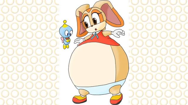 Cream the Rabbit (Sonic the Hedgehog) as Fat Parody смотреть онлайн