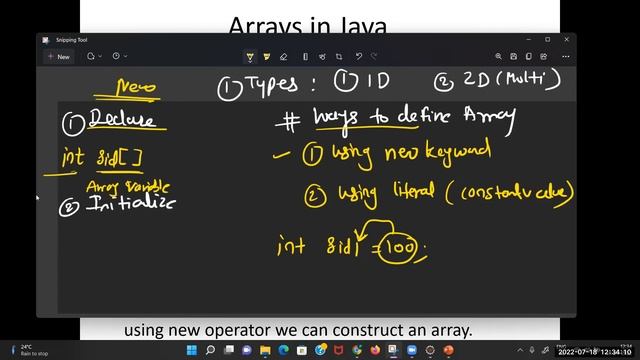 Java Programming Session 16: Array in Java смотреть онлайн