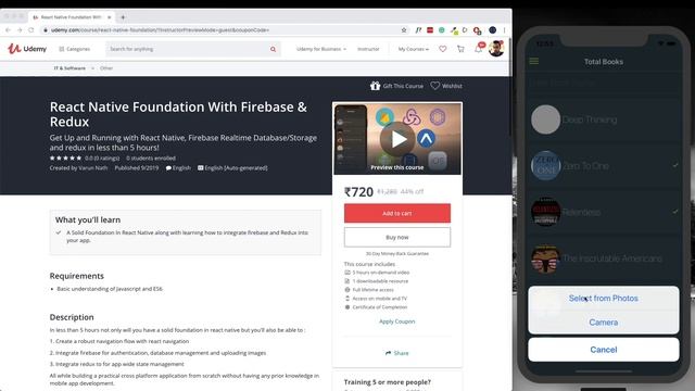 Paid Course - React Native + Firebase + Redux смотреть онлайн