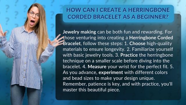 How Can I Create a Herringbone Corded Bracelet as a Beginner? смотреть онлайн