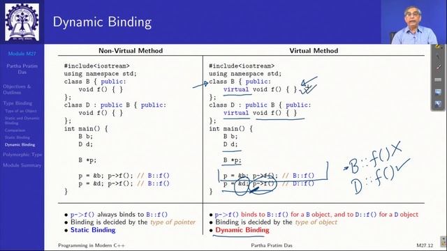 Lecture 27 Polymorphism Part 2 Static and Dynamic Binding смотреть онлайн
