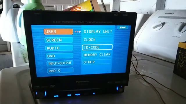 Panasonic CQ-VD7003U how to recover you ID CODE смотреть онлайн