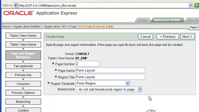 Oracle APEX Tutorial 4 Form Layout Part 1 Video Training смотреть онлайн