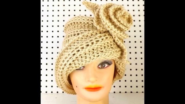 КРАСОТА - СТРАШНАЯ СИЛА. МОДЕЛЬНЫЕ ВЯЗАНЫЕ ШАПКИ. MODEL KNITTED HATS. смотреть онлайн