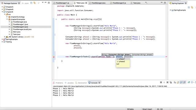 Java 8 - Template method Design pattern смотреть онлайн