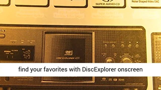 Sony DVP-CX985V 400 Disc Progressive DVD / SACD Player смотреть онлайн
