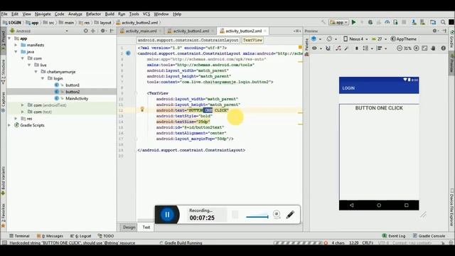 Creating Multiple Button in Android Studio смотреть онлайн