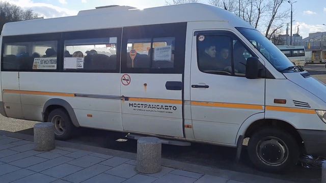 Луидор-223237(MB Sprinter Classic) следует по маршруту 322(Москва м. Партизанская-Ногинск)