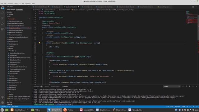 38 - Autenticación: JWT (JSON Web Token), Generación y Autenticación [Net Core 3 - API REST] смотреть онлайн