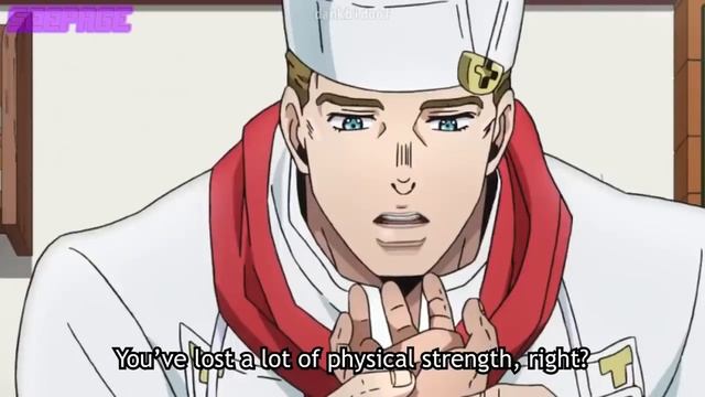 Джотаро обедает у Тонио