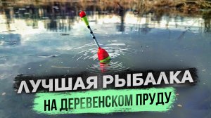 ЛУЧШАЯ РЫБАЛКА НА ДЕРЕВЕНСКОМ ПРУДУ