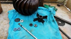 Турбо дефлектор после 1.5 года эксплуатации. Ремонт турбодефлектора.