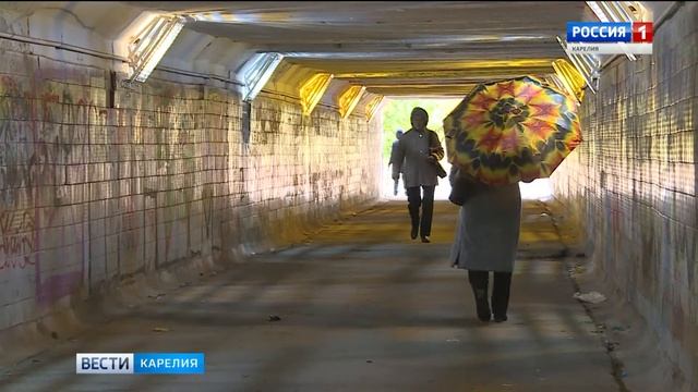 В подземном переходе на Фрунзе появился свет смотреть онлайн