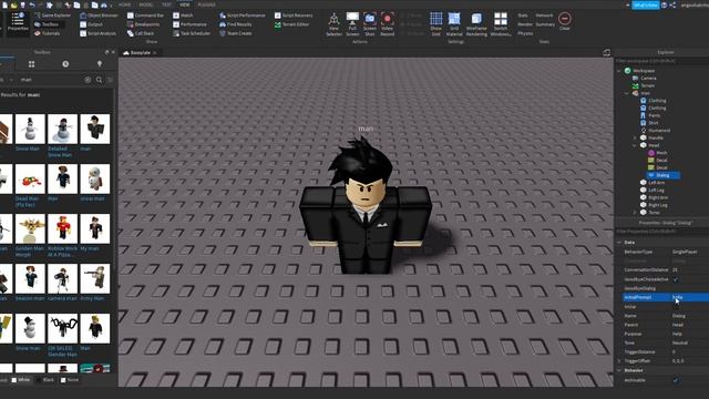 как сделать диалог с ботом (npc) в роблокс студио смотреть онлайн