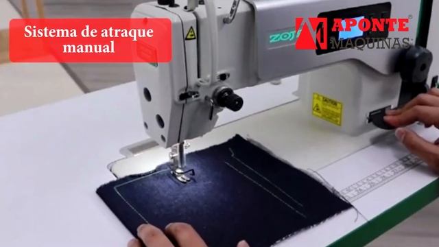 RECTA ZOJE A6000 | APONTE MAQUINAS PERÚ смотреть онлайн