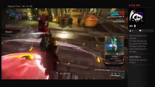 Warframe with friends last chance to get Ember prime Live PS4 Broadcast смотреть онлайн