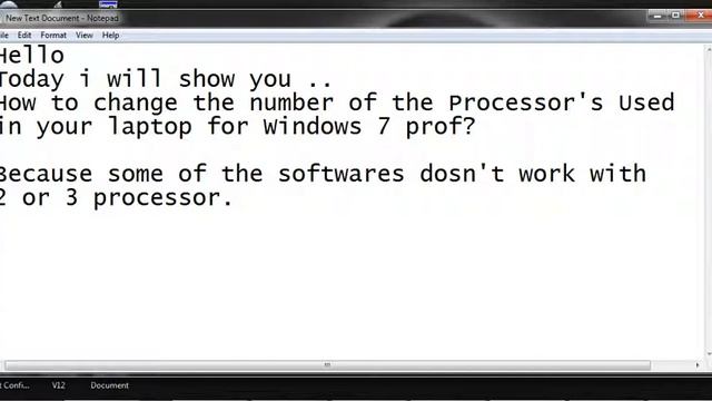 How to change the No of cpu or processor on Win 7 смотреть онлайн