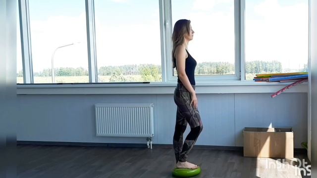 Укрепляем стопы/ Баланс/Профилактика плоскостопия/Гимнастика с балансировочной побушкой смотреть онлайн
