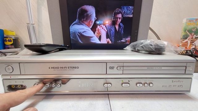 VIDEOREGISTRATORE VHS DVD PLAYER PHILIPS DVP620VR 6 TESTINE HI-FI COMPLET REVISIONATO + TELECOMANDO смотреть онлайн