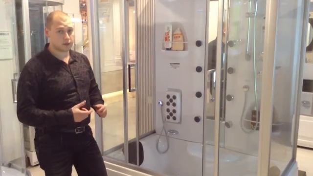 Обзор душевой кабины Appollo TS 150w смотреть онлайн