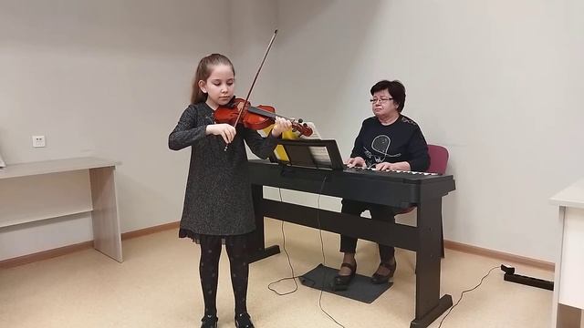 Кулаксыз Диана 1 кл скрипка , "Романс" Н. Бакланова смотреть онлайн
