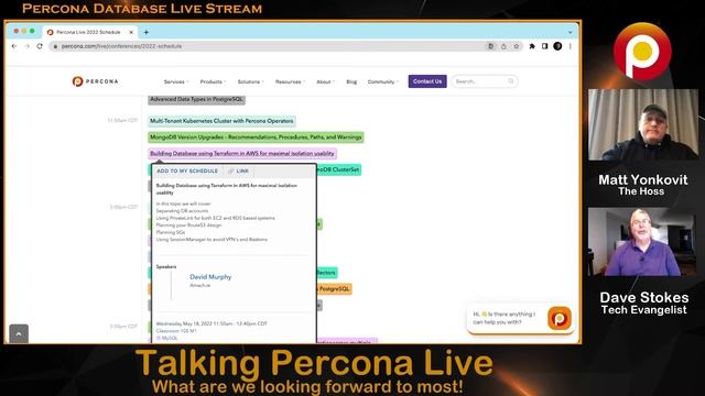 Road to Percona Live - What is your top session on Wednesday, May 18th смотреть онлайн