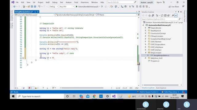 Part 30 C# String Manipulation Cencept смотреть онлайн