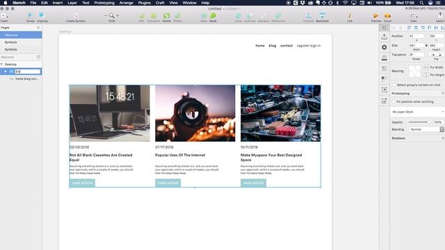How to build a Blog with React, Apollo & GraphQL: Ep.2 Designing with Sketch смотреть онлайн