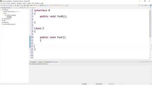 Interface in Java with Example || Simplest Example смотреть онлайн