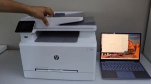 HP Color LaserJet Pro MFP M283fdw Setup, Load Paper, WiFi Setup, Windows, iPhone, Scan & Print Test