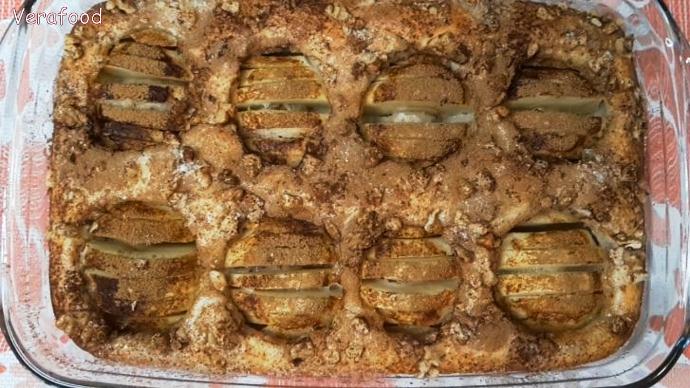 Пирог с яблоками. Пышный нежный ароматный пирожок. Вкуснее шарлотки. смотреть онлайн