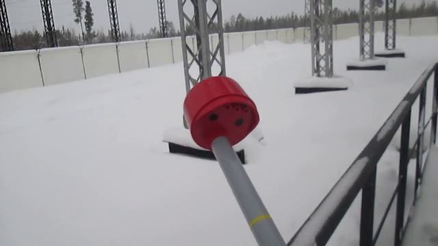 Проверка наличия, отсутствия напряжения на ВЛ-35кВ. смотреть онлайн