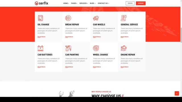 Serfix - Bootstrap 5 React Template mechanic automobile смотреть онлайн