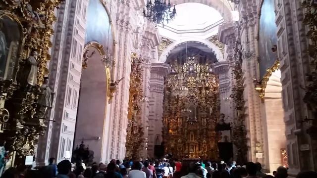 Tcurl - Santa Prisca Cathedral Inside - Taxco, Mexico смотреть онлайн