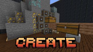 Гайд по постройке бура в моде Create.