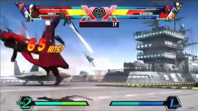 ULTIMATE MARVEL VS CAPCOM 3 Dante infinity Combo. player:isedelica. смотреть онлайн