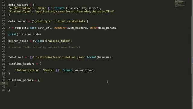 ObtainingBearerTokenPullingTweets смотреть онлайн