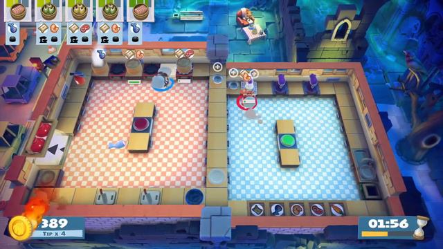 Overcooked 2, Night of the Hangry Horde, Kevin 1, 2 Players, 4 Stars смотреть онлайн