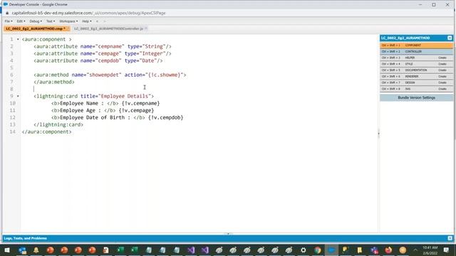 Session14 create dynamic components in Lightning component || aura method in aura components смотреть онлайн