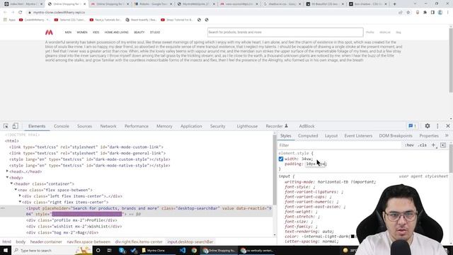 Creating Myntra Clone using HTML, CSS & JavaScript смотреть онлайн