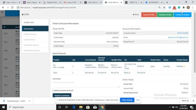 How to confirm the order? смотреть онлайн