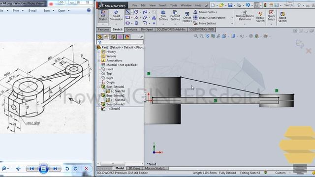 SolidWorks Beginners|Exercise 44|Practice session смотреть онлайн