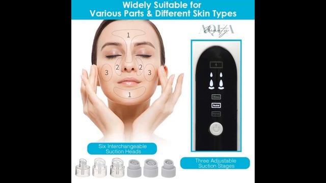 Aqua Beauty Microdermabrasion Hydrafacial Skincare Pore and Impurities Electric Cleaner Tool With.. смотреть онлайн