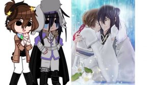 [Meme]~Simga, Dazai and Gogol, Dostoevsky and Chuya~{BSD}~Реакция на шип