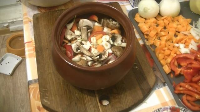 Курица в ГОРШКЕ-ЧЕНАШКА