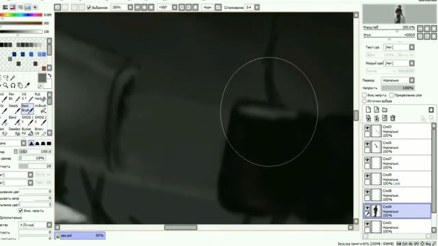 Paint Tool Sai и Photoshop CS5/ Просто чел с автоматом смотреть онлайн