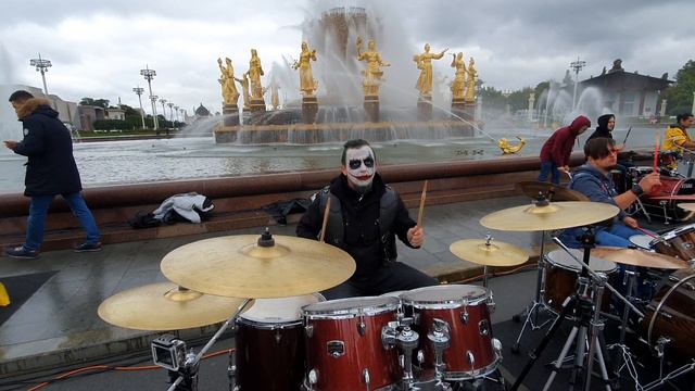 Queen - We Will Rock You. Rocknmob Moscow #9. Moscow. 2021. DrumLive смотреть онлайн